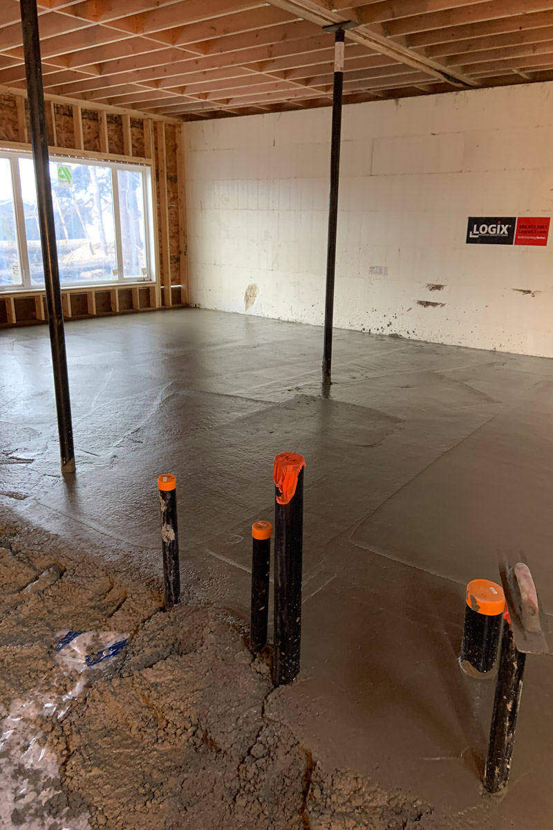 Basements concrete works